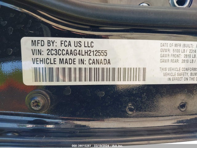 Chrysler 300 Touring 2020 2C3CCAAG4LH212555 Image 9