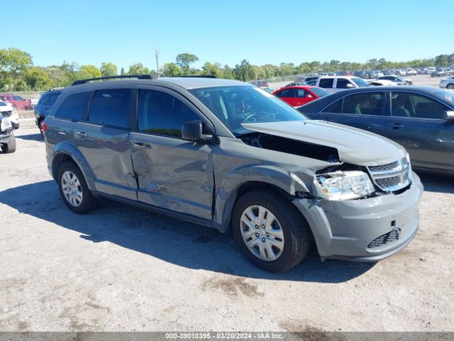 Auction sale of the 2020 Dodge Journey Se Value, vin: 3C4PDCAB5LT250555, lot number: 39010395