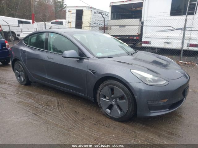 39010819 :رقم المزاد ، 5YJ3E1EAXMF976705 vin ، 2021 Tesla Model 3 Standard Range Plus Rear-wheel Drive مزاد بيع