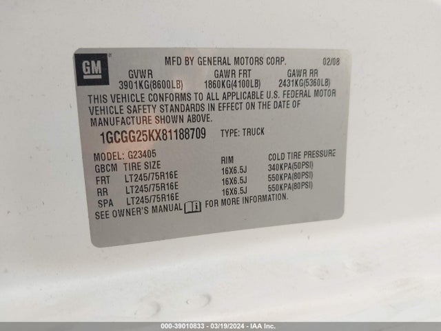 Chevrolet Express 3500 Lt 2017 1GAZGPFG6H1339845 Image 9