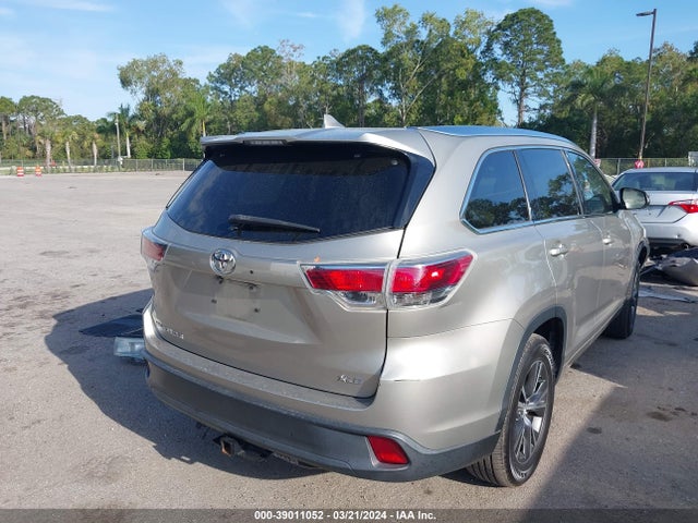 Toyota Highlander Xle V6 2016 5TDKKRFHXGS149690 Image 4