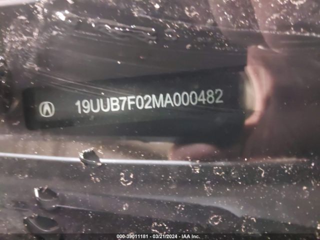 19UUB7F02MA000482 Acura Tlx Type S