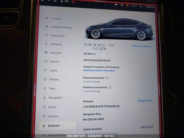 5YJSA1E20HF191437 Tesla Model S 100d/60d/75d/90d/p100d