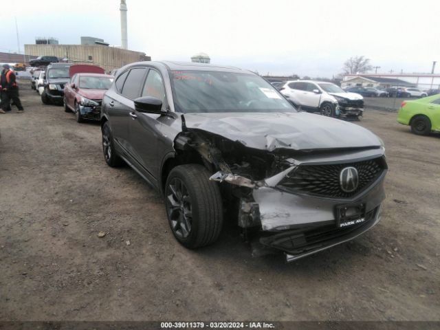 Продаж на аукціоні авто 2022 Acura Mdx A-spec Package, vin: 5J8YE1H08NL040588, номер лоту: 39011379