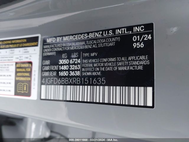 2024 MERCEDES-BENZ AMG GLE 53 COUPE 4JGFD6BBXRB151635 Photo 8