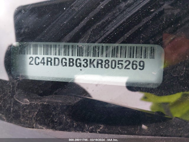 Dodge Grand Caravan Se 2019 2C4RDGBG3KR805269 Image 9