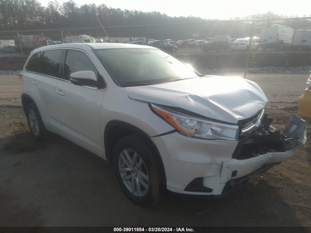 Toyota Highlander Le 2014 5TDZARFH3ES007387 Image 1