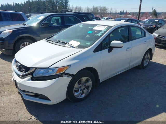 Honda Civic Lx 2014 19XFB2F50EE247424 Image 2