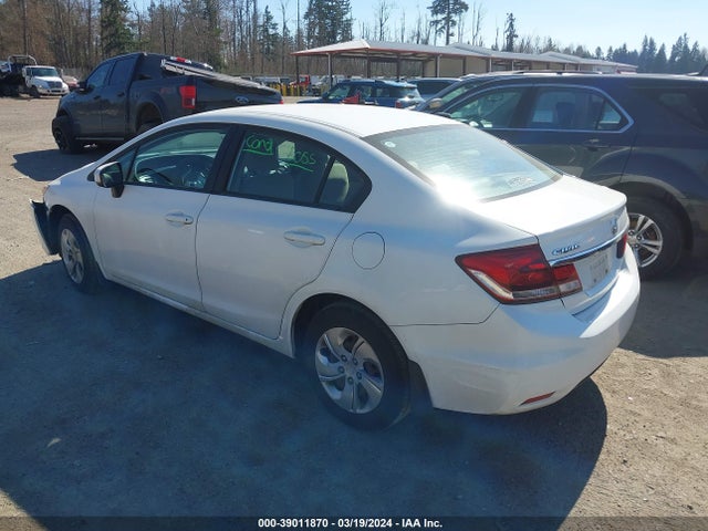 Honda Civic Lx 2014 19XFB2F50EE247424 Image 3