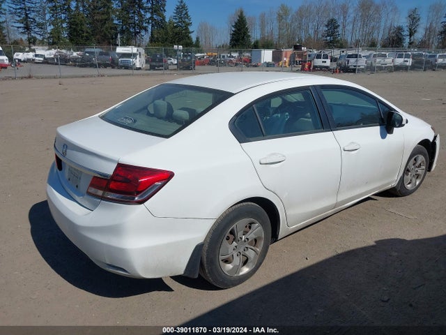 Honda Civic Lx 2014 19XFB2F50EE247424 Image 4