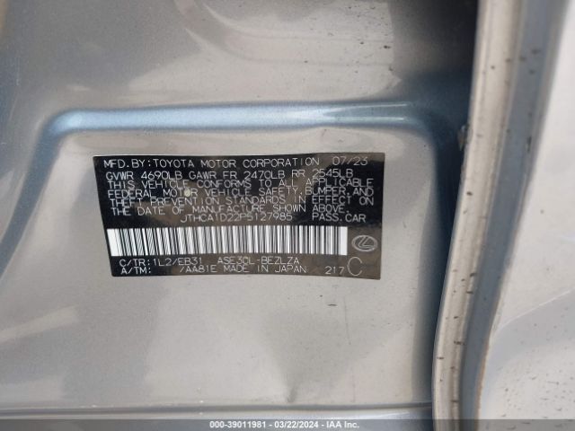 JTHCA1D22P5127985 Lexus IS 300