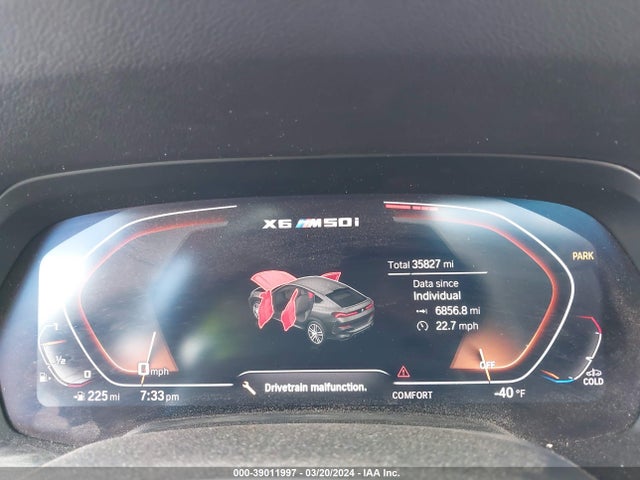 5UXCY8C09N9M89712 BMW X6 M50i