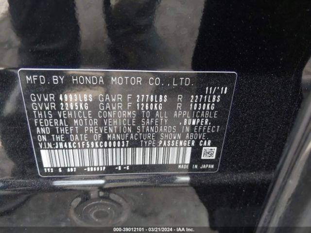 2019 ACURA RLX JH4KC1F59KC000037 Photo 8