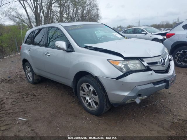 Auction sale of the 2008 Acura Mdx, vin: 2HNYD28238H532367, lot number: 39012206