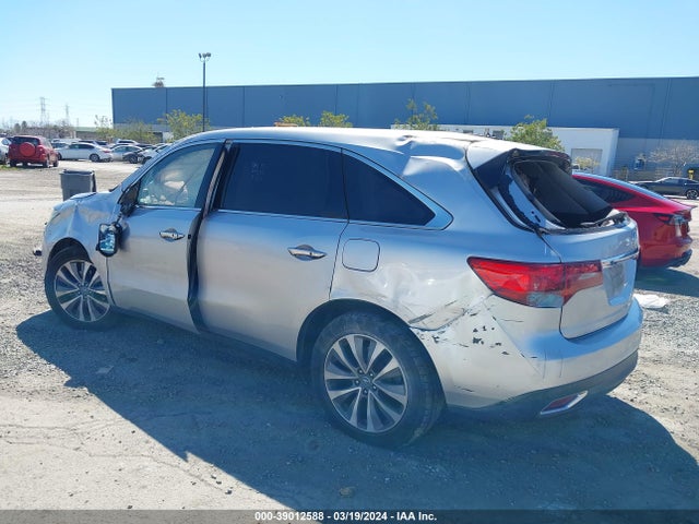 Acura Mdx Technology Package 2014 5FRYD3H40EB008980 Image 3