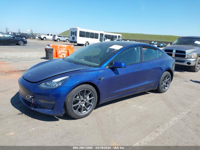 Tesla Model 3 Rear-wheel Drive 2022 5YJ3E1EA8NF304384 Image 2