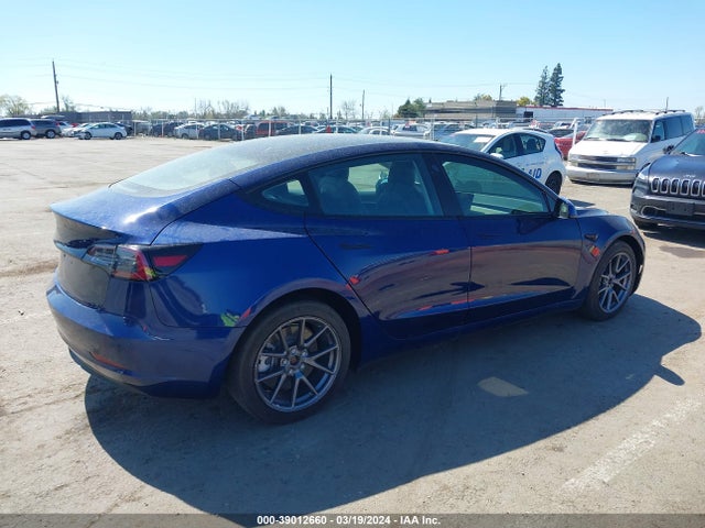 Tesla Model 3 Rear-wheel Drive 2022 5YJ3E1EA8NF304384 Image 4