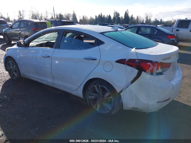Hyundai Elantra Limited 2014 5NPDH4AE2EH511795 Image 3
