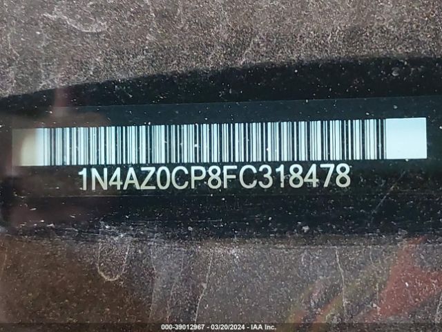 1N4AZ0CP8FC318478 Nissan LEAF S