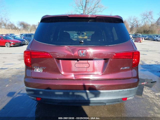 5FNYF6H55HB077481 Honda Pilot Ex-l