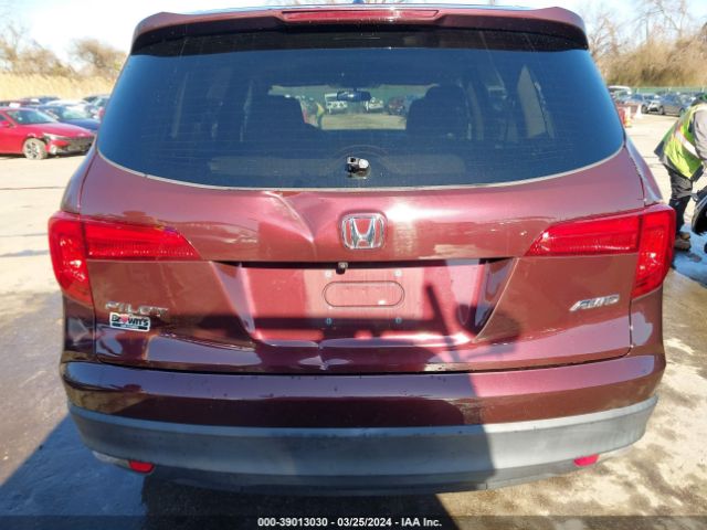 5FNYF6H55HB077481 Honda Pilot Ex-l
