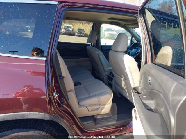 5FNYF6H55HB077481 Honda Pilot Ex-l