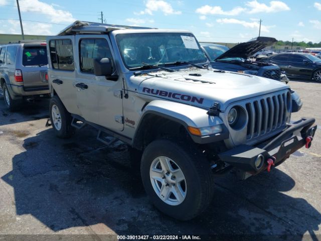 Auction sale of the 2018 Jeep Wrangler Unlimited Rubicon 4x4, vin: 1C4HJXFG6JW313288, lot number: 39013427