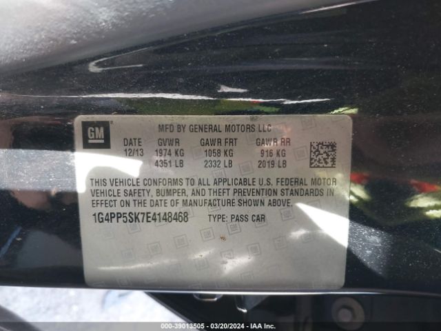 1G4PP5SK7E4148468 Buick Verano