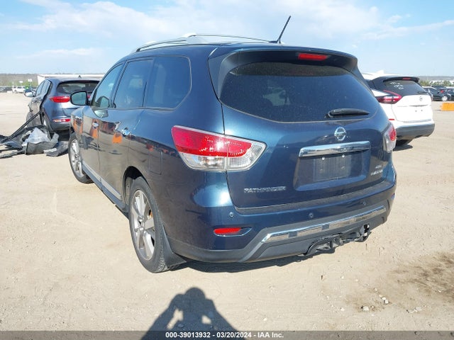 Nissan Pathfinder Platinum 2014 5N1AR2MMXEC633626 Image 3