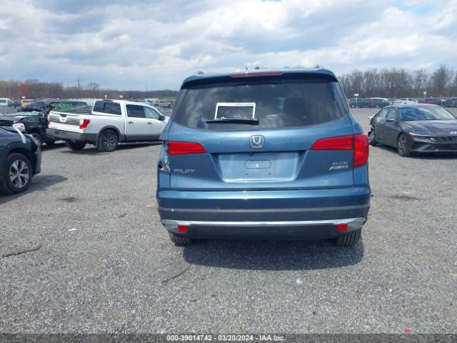 5FNYF6H06HB101324 Honda Pilot Elite