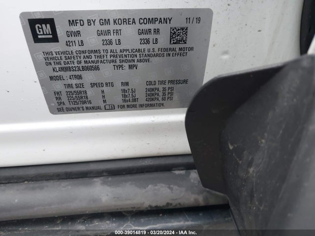 KL4MMBS23LB060566 Buick Encore Gx Fwd Preferred