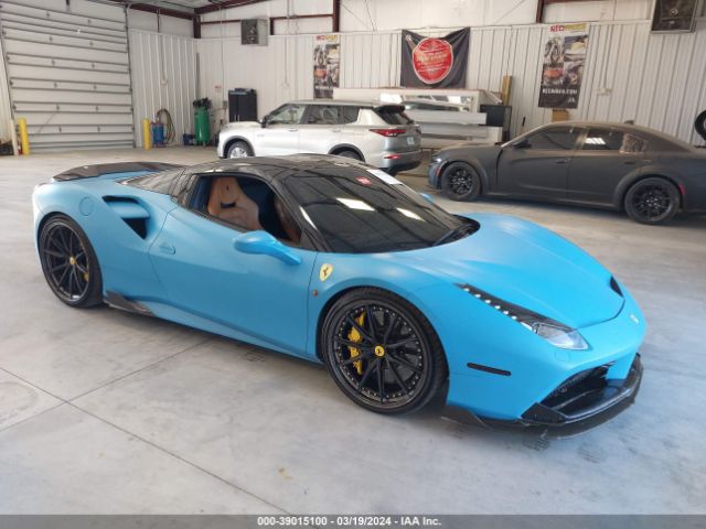 Продажа на аукционе авто 2016 Ferrari 488 Spider, vin: ZFF80AMA9G0219207, номер лота: 39015100