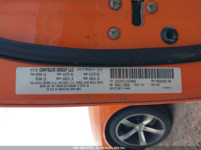 2014 DODGE CHALLENGER 2C3CDYBT1EH276962 Photo 8