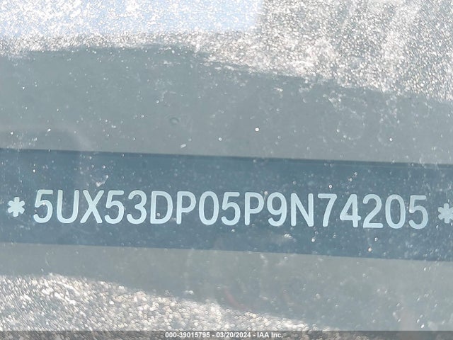 BMW X3 Xdrive30i 2023 5UX53DP05P9N74205 Image 9