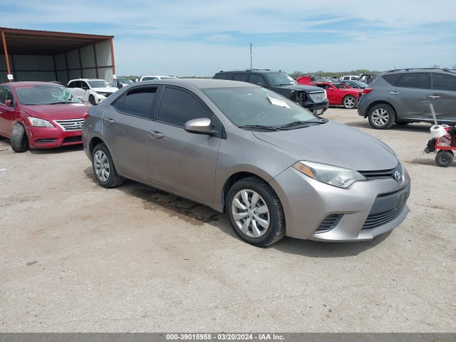 Toyota COROLLA LE 2016 2T1BURHE3GC626949 main image