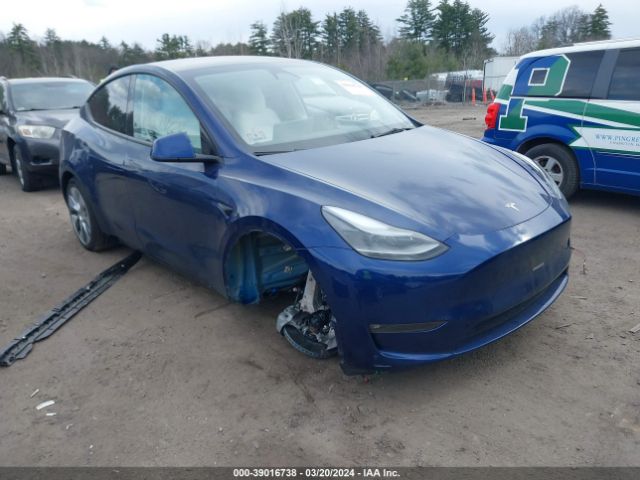 Auction sale of the 2023 Tesla Model Y Awd/long Range Dual Motor All-wheel Drive, vin: 7SAYGDEE0PF856651, lot number: 39016738