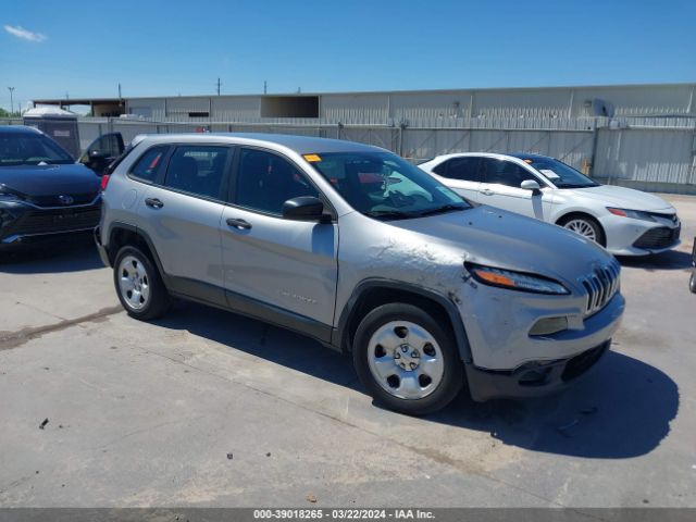 Auction sale of the 2016 Jeep Cherokee Sport, vin: 1C4PJLAB9GW350991, lot number: 39018265