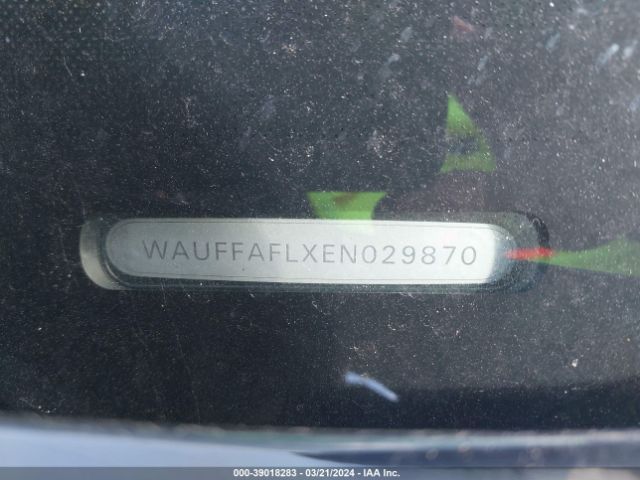 WAUFFAFLXEN029870 Audi A4 2.0t Premium