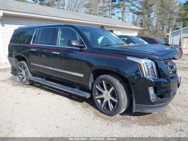 39018543 :رقم المزاد ، 1GYS4JKJ5FR158566 vin ، 2015 Cadillac Escalade Esv Premium مزاد بيع