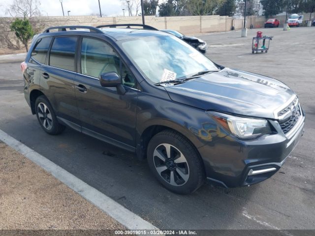 2018 Subaru Forester 2.5i Limited მანქანა იყიდება აუქციონზე, vin: JF2SJARC4JH582861, აუქციონის ნომერი: 39019015