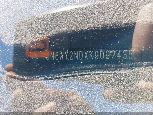 JN8AY2NDXK9092435 Nissan Armada Sl