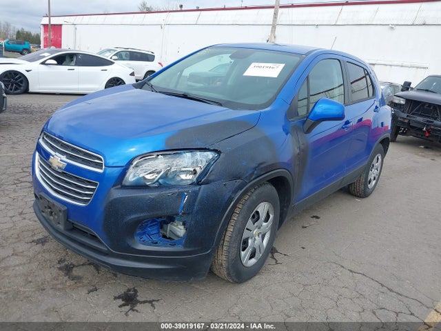 Chevrolet Trax 1ls 2015 KL7CJKSB0FB088661 Image 2