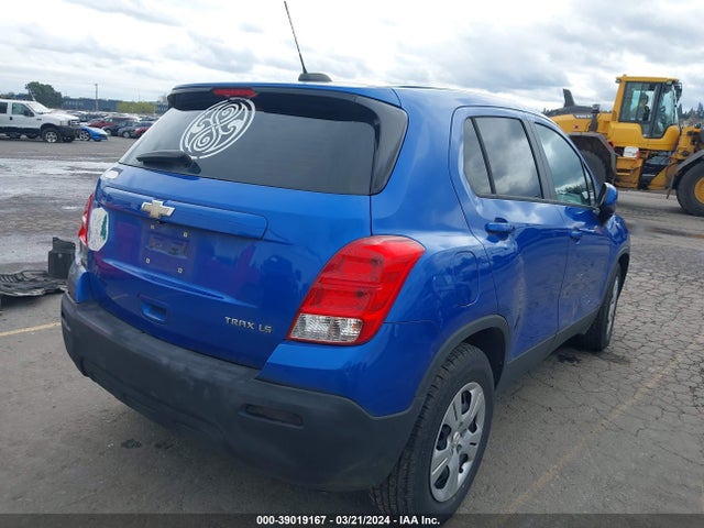 Chevrolet Trax 1ls 2015 KL7CJKSB0FB088661 Image 4