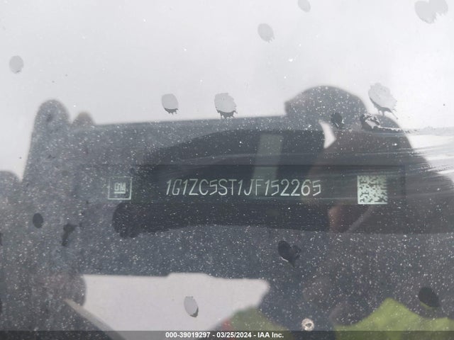 Chevrolet Malibu 1fl 2018 1G1ZC5ST1JF152265 Image 9
