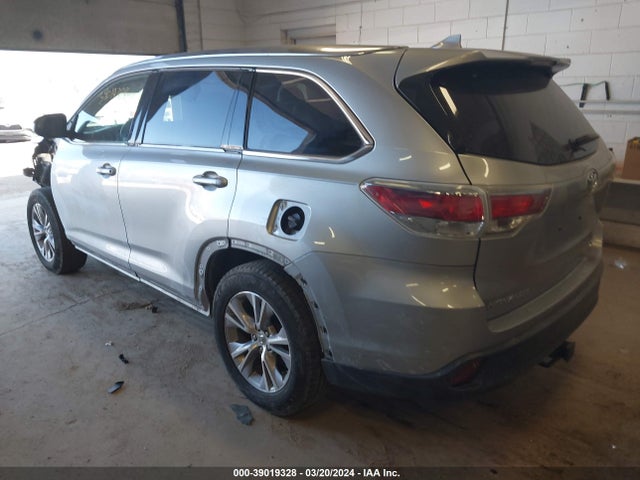 Toyota Highlander Xle V6 2015 5TDJKRFH3FS118453 Image 3