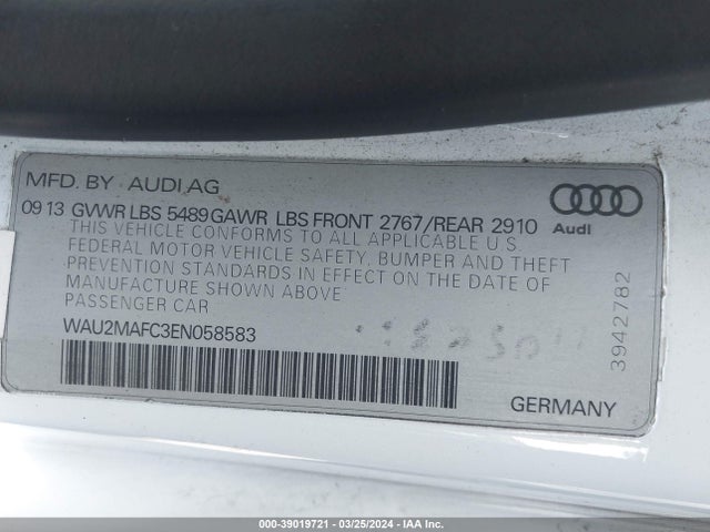 Audi A7 3.0 Tdi Premium Plus 2014 WAU2MAFC3EN058583 Image 9