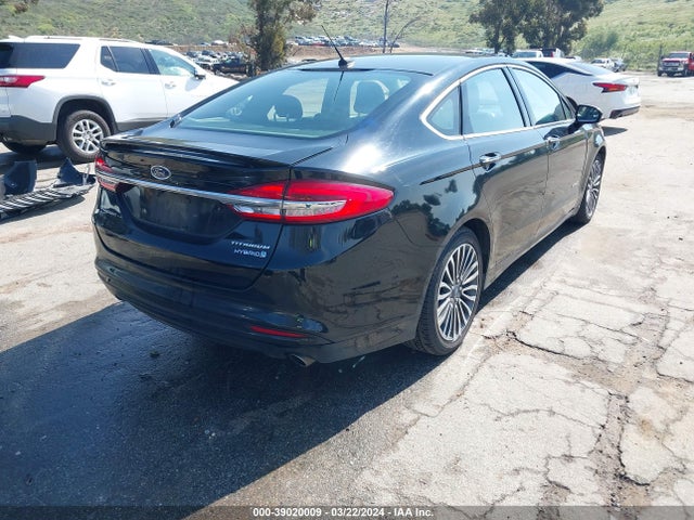 Ford Fusion Hybrid Titanium 2018 3FA6P0RU6JR103409 Image 4