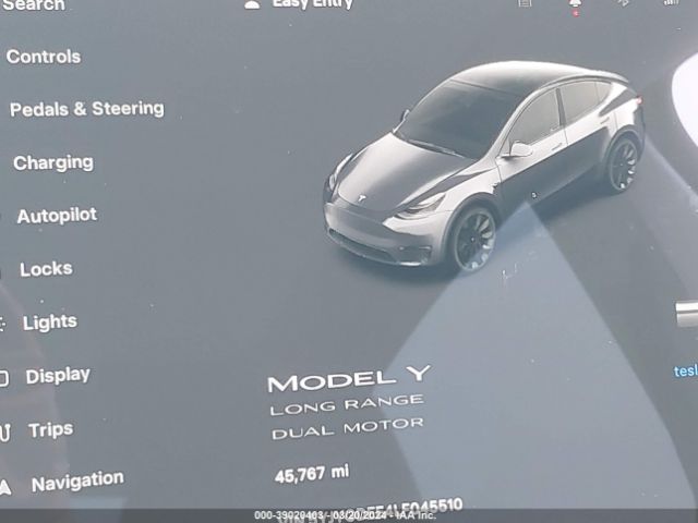 5YJYGDEE4LF045510 Tesla Model Y Long Range Dual Motor All-wheel Drive