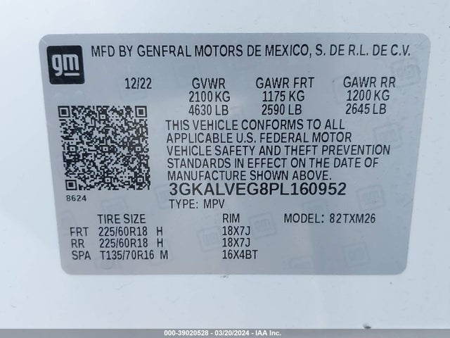 GMC Terrain Awd Slt 2023 3GKALVEG8PL160952 Image 9