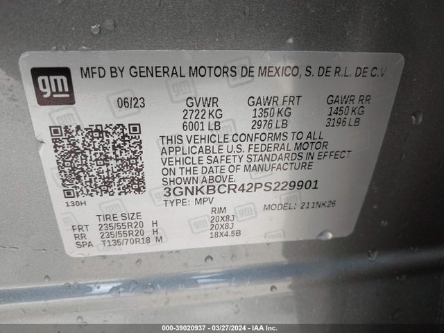 Chevrolet Blazer Fwd 2lt 2023 3GNKBCR42PS229901 Image 9